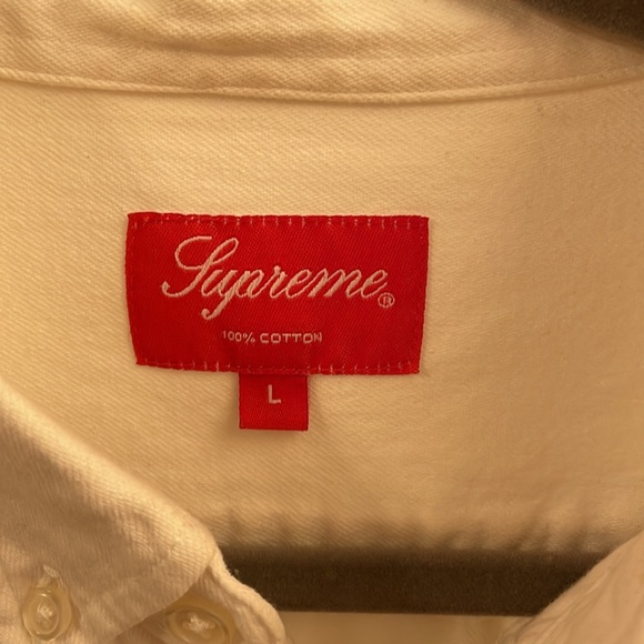 Supreme denim shirt size L - Picture 3 of 3